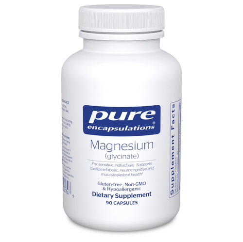 Pure Encapsulations Magnesium (Glycinate) -Supplement to Support Stress Relief, Sleep, Heart Health, Nerves, Muscles, and Metabolism* - with Magnesium Glycinate